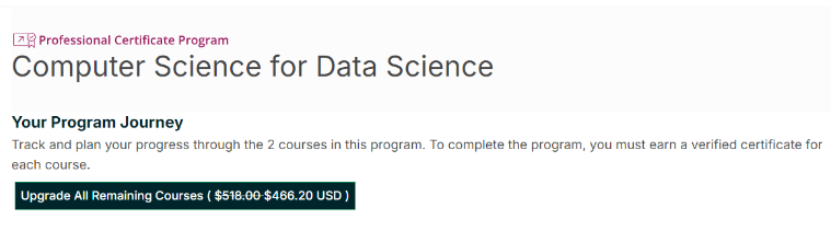 Compter Science For Data Science