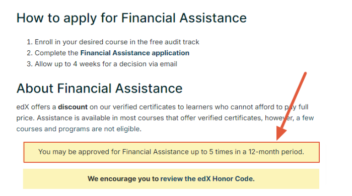 Financial Assistance Program