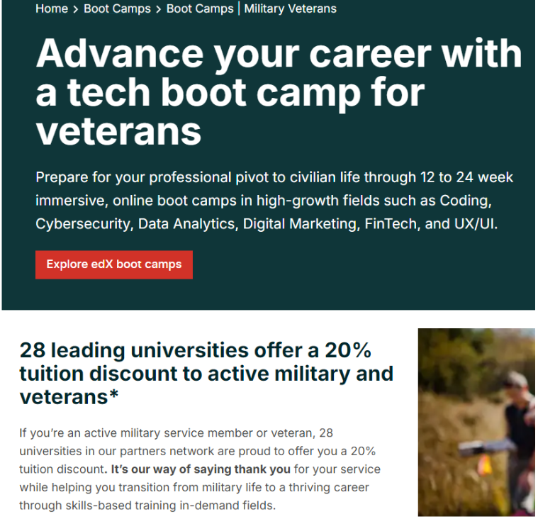 Visit edX Bootcamp Page