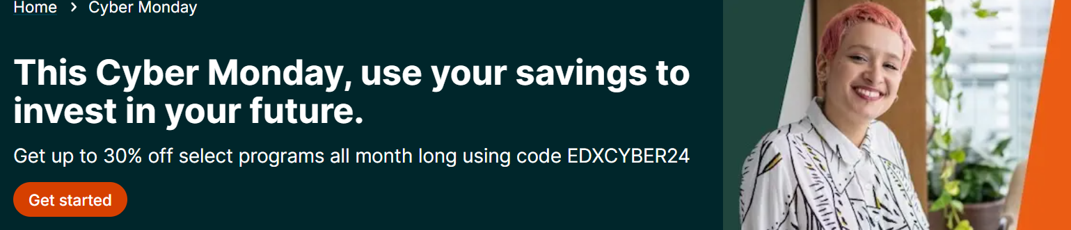 edX Cyber Monday Sale 